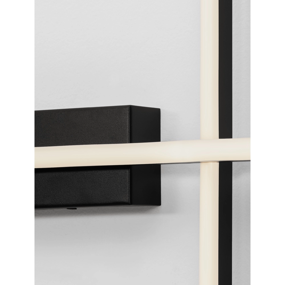 Applique murale Quam noir Lyora 5212017468628