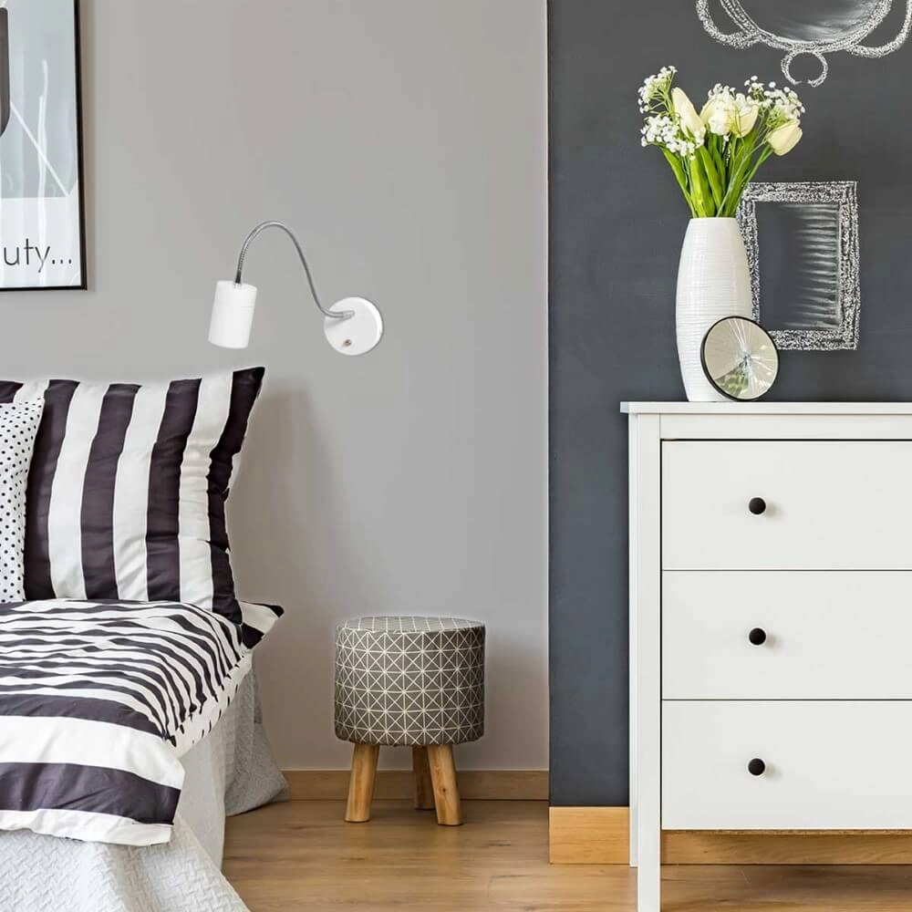 Lampe de chevet flexible Upround blanc Steinhauer 8712746161366