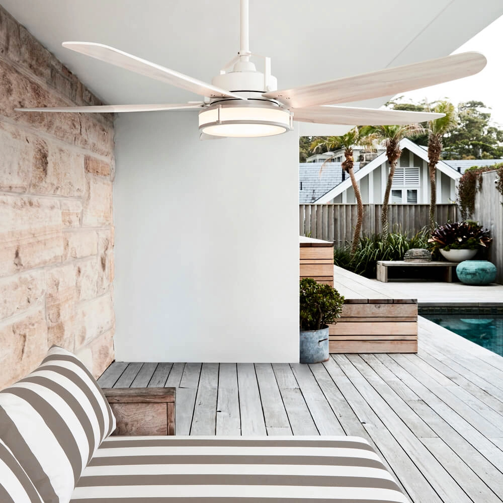 Ventilateur de plafond avec lampe Louisville Ø157cm Beacon 9333509144144