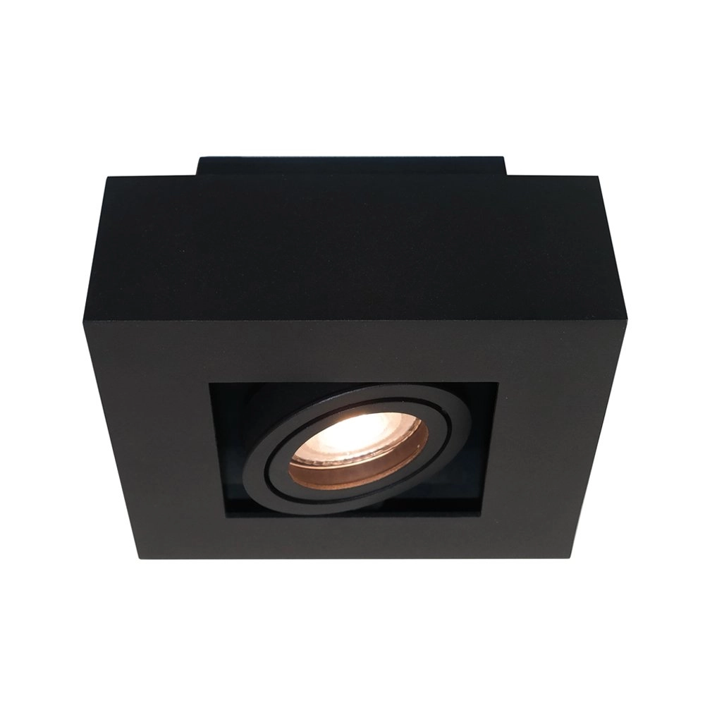 Spot de plafond noir Bosco