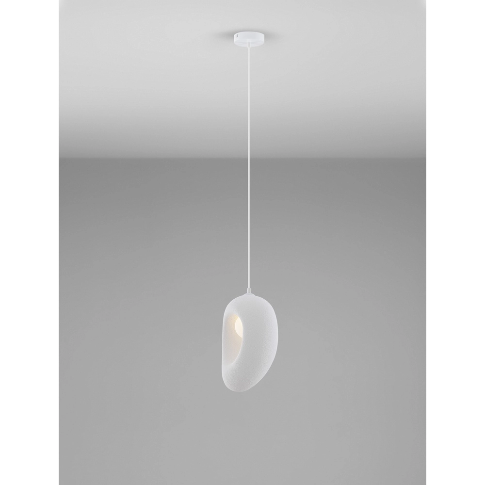 Suspension naturelle Tempus blanc 30cm Suspension naturelle Tempus blanc 30cm