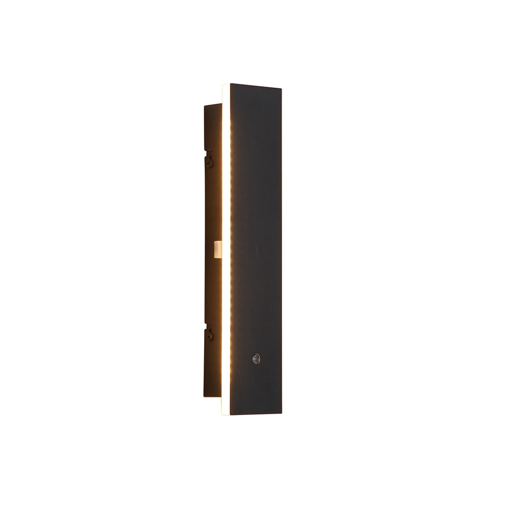 Lampe murale de conception Black Line noir 30 cm