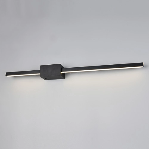 Lampe murale moderne Cassino noir 70,5 cm Trio 4017807683226