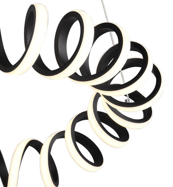 Lampe à suspension design Curl Ø 55cm Trio 4017807467789
