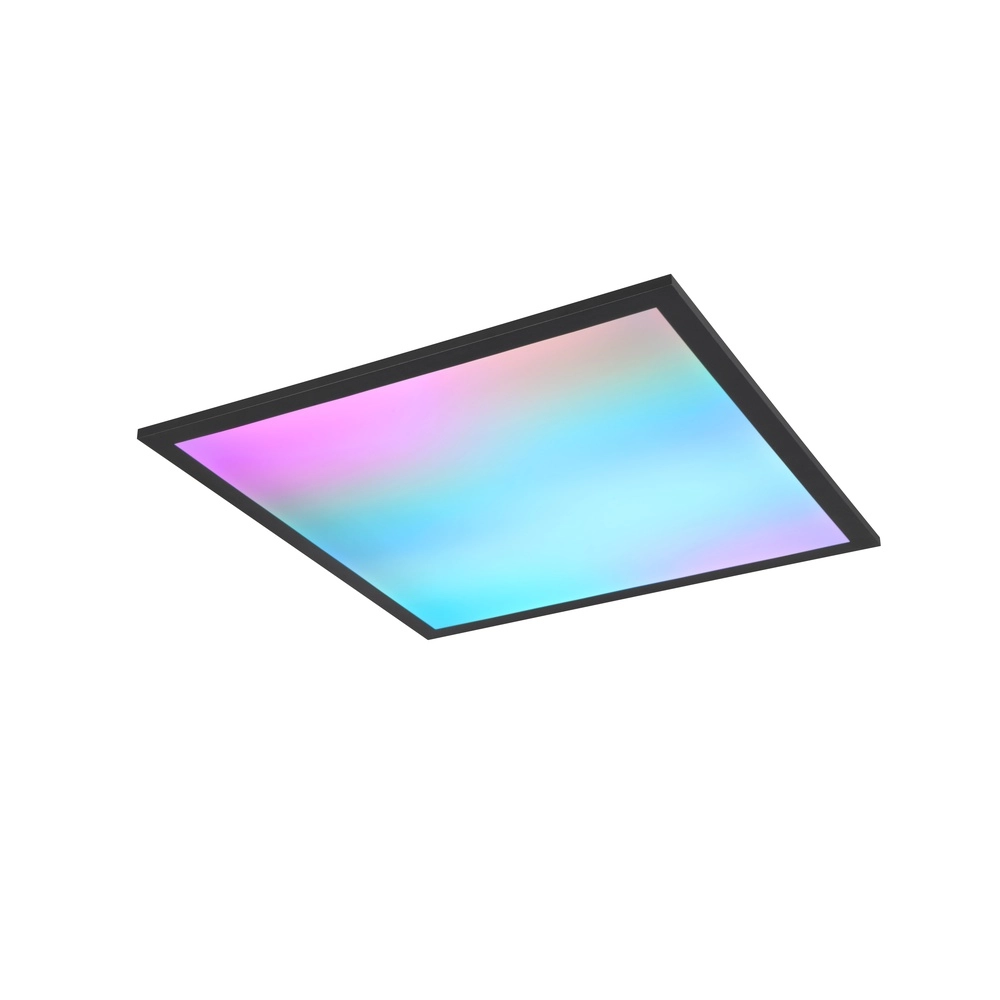 Plafonnier Beta Carré 44.5cm Noir