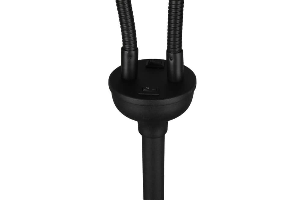 Lampadaire Tommy 2 lumières noir Trio 4017807503067