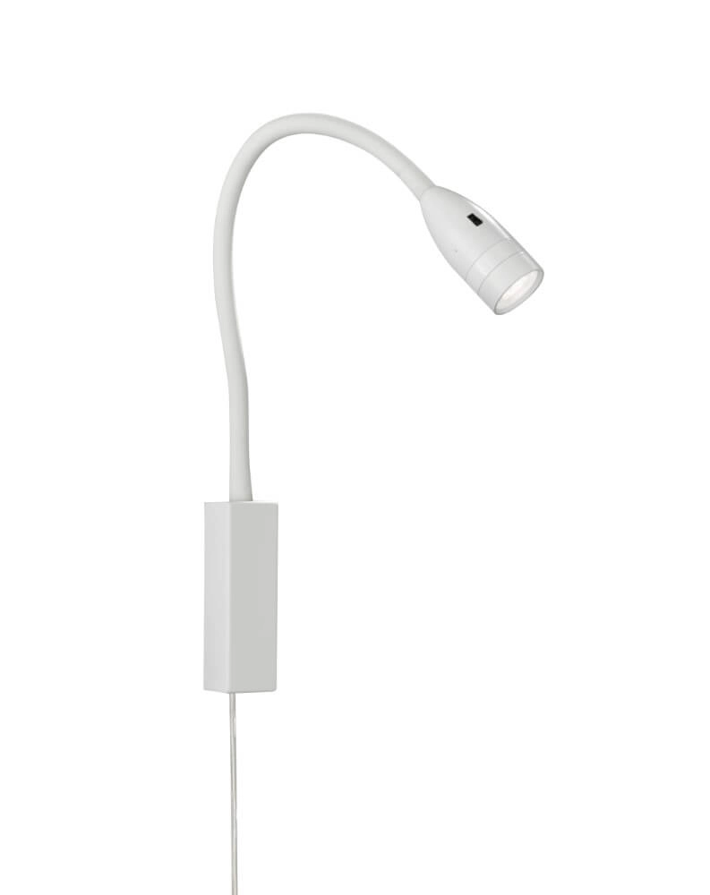Lampe de lecture LED Sten blanc