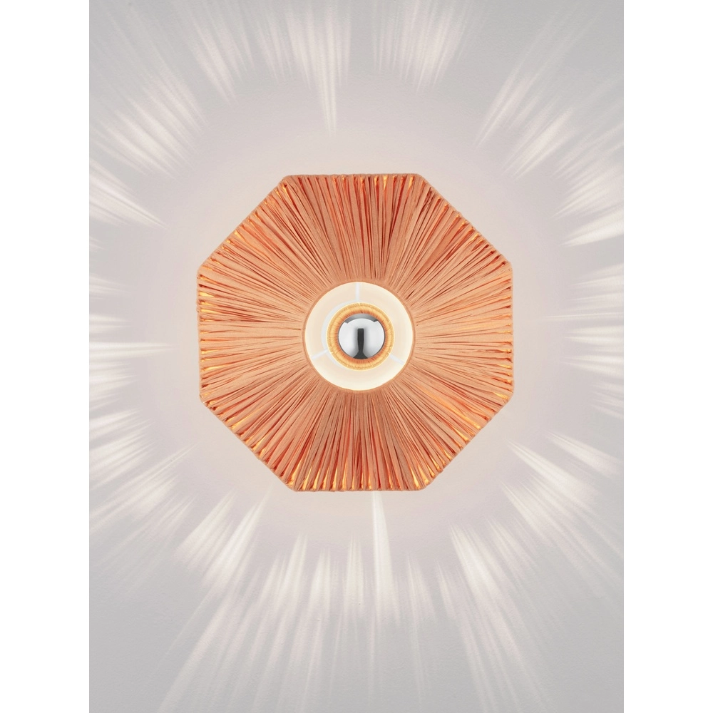 Lampe murale Elvio terre cuite Ø 30cm Lyora 5212017493873