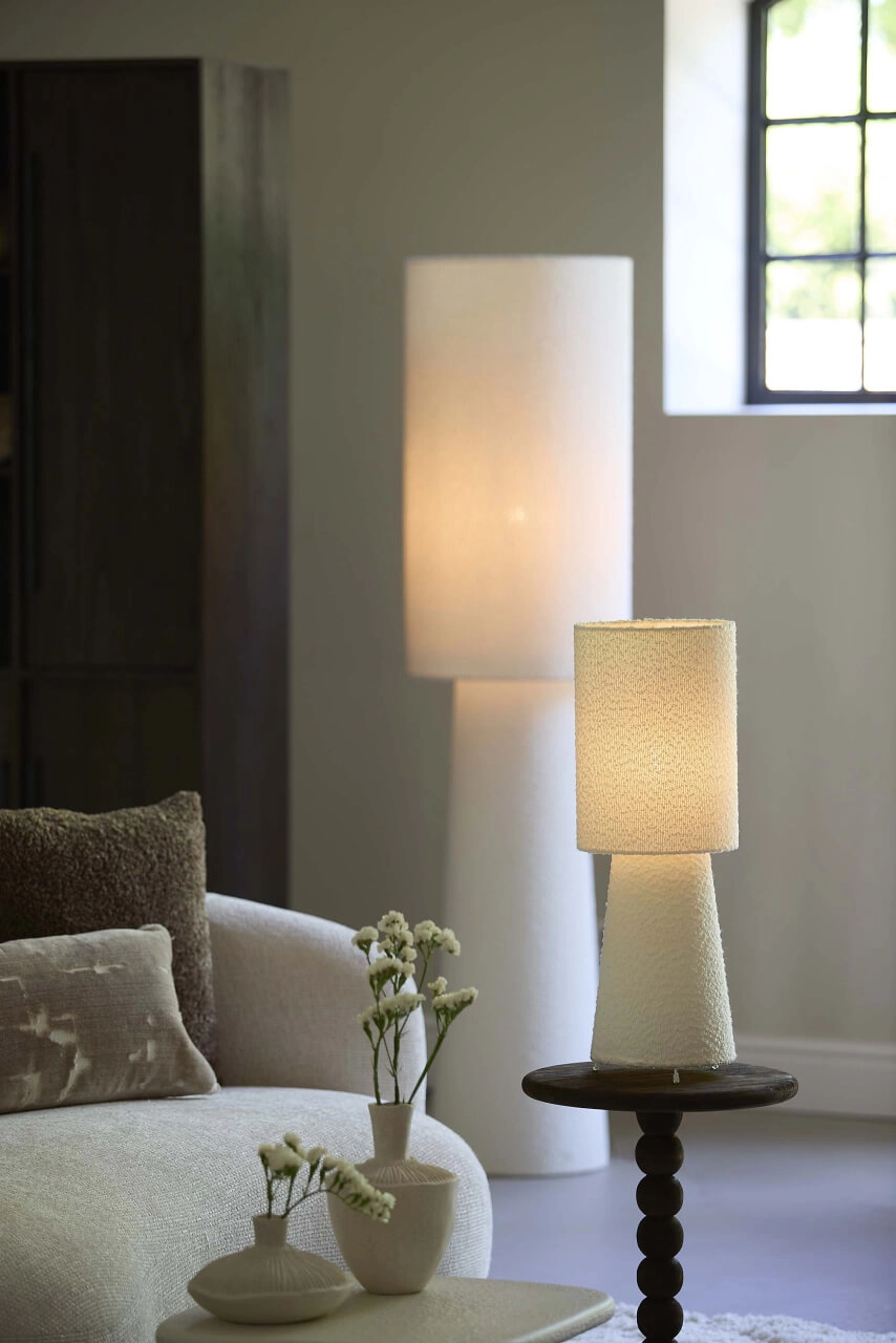 Lampe de table Teddy Micky crème légère Ø 20cm Lampe de table Teddy Micky crème légère Ø 20cm