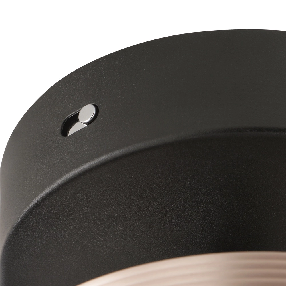 Lampe de plafond Axion Noir avec brun Brilliant 4004353477157
