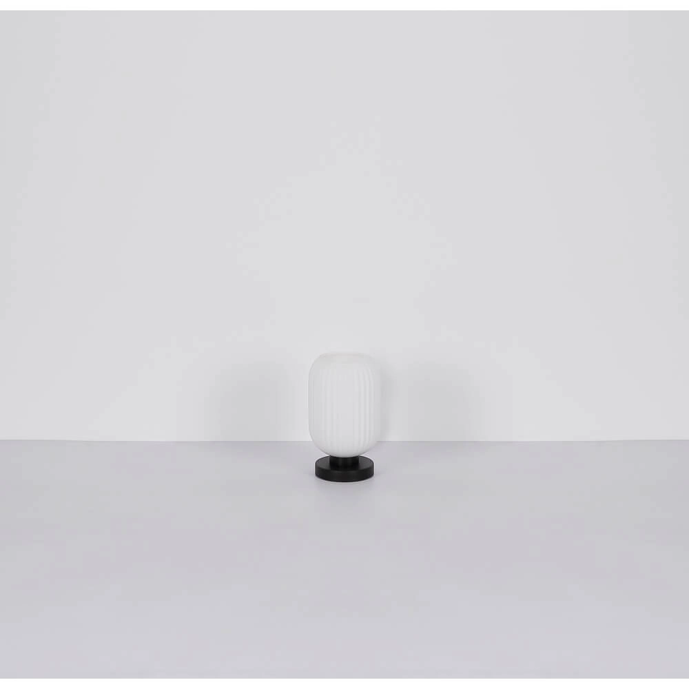 Lampe de table ronde Normy verre blanc Ø 14cm Globo 9007371453283