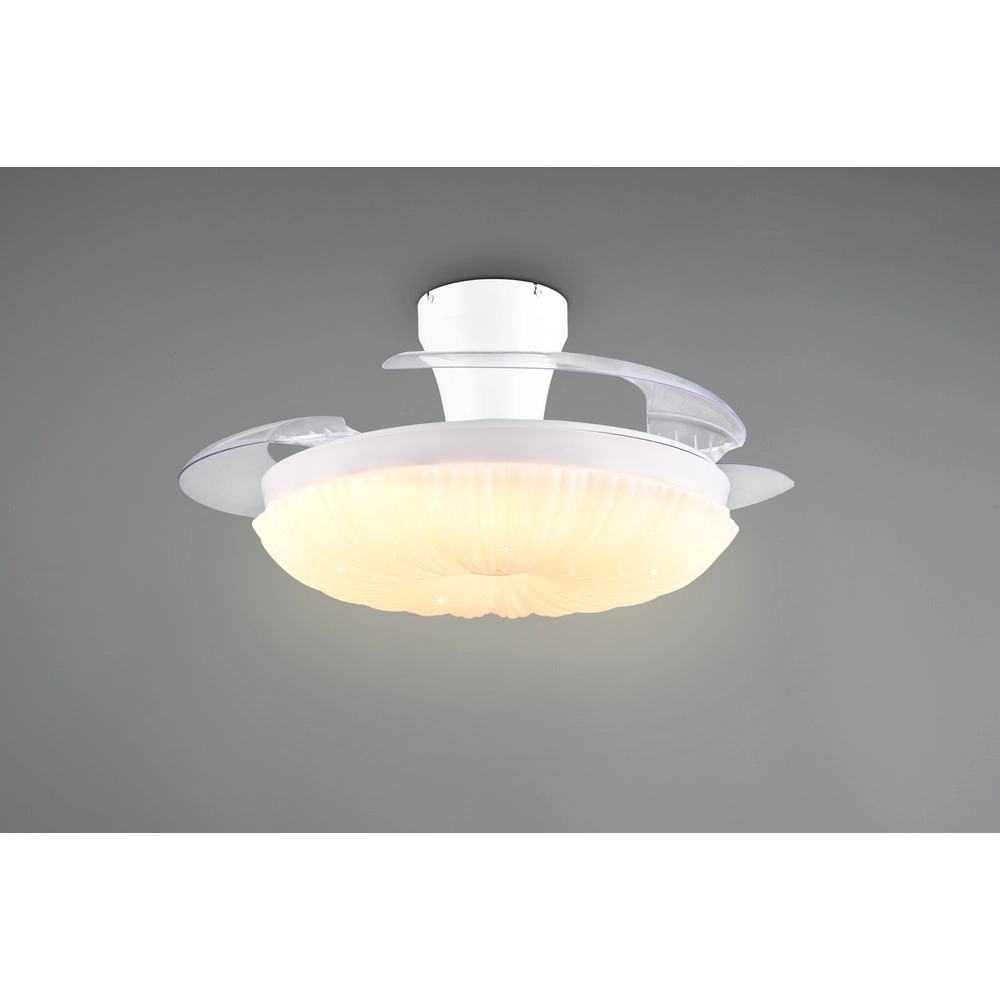 Fan Kiruna blanc Ø 106cm