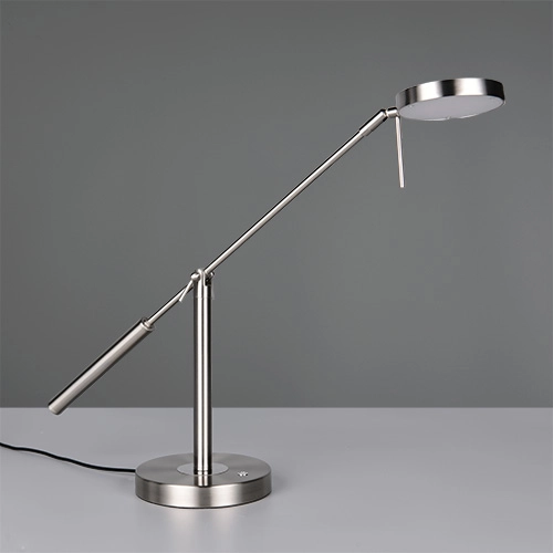Lampe de bureau Monza nickel Trio 4017807693263