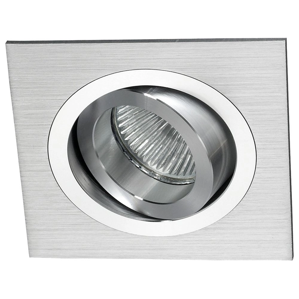 Spot de plafond Di Moda Square gris métal orientable