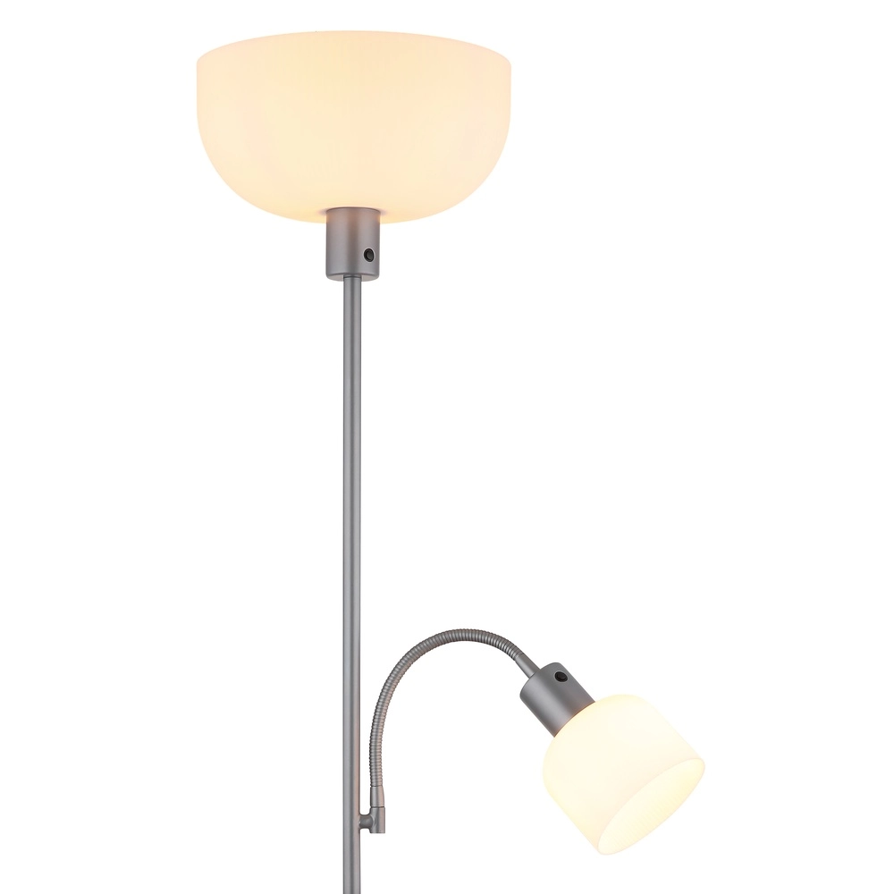 Lampe de pied Hinton Gris argenté Globo 9007371531592