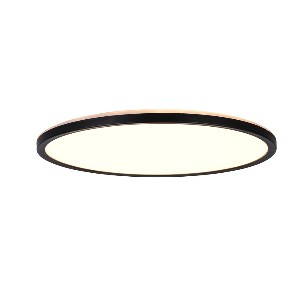 Éclairage de plafond rond Emra noir Ø 42cm Trio 4017807704150
