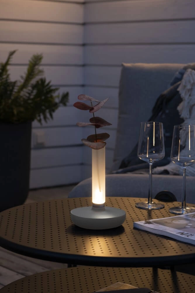 Lampe de table rechargeable Biarritz blanc KonstSmide 7318308272535