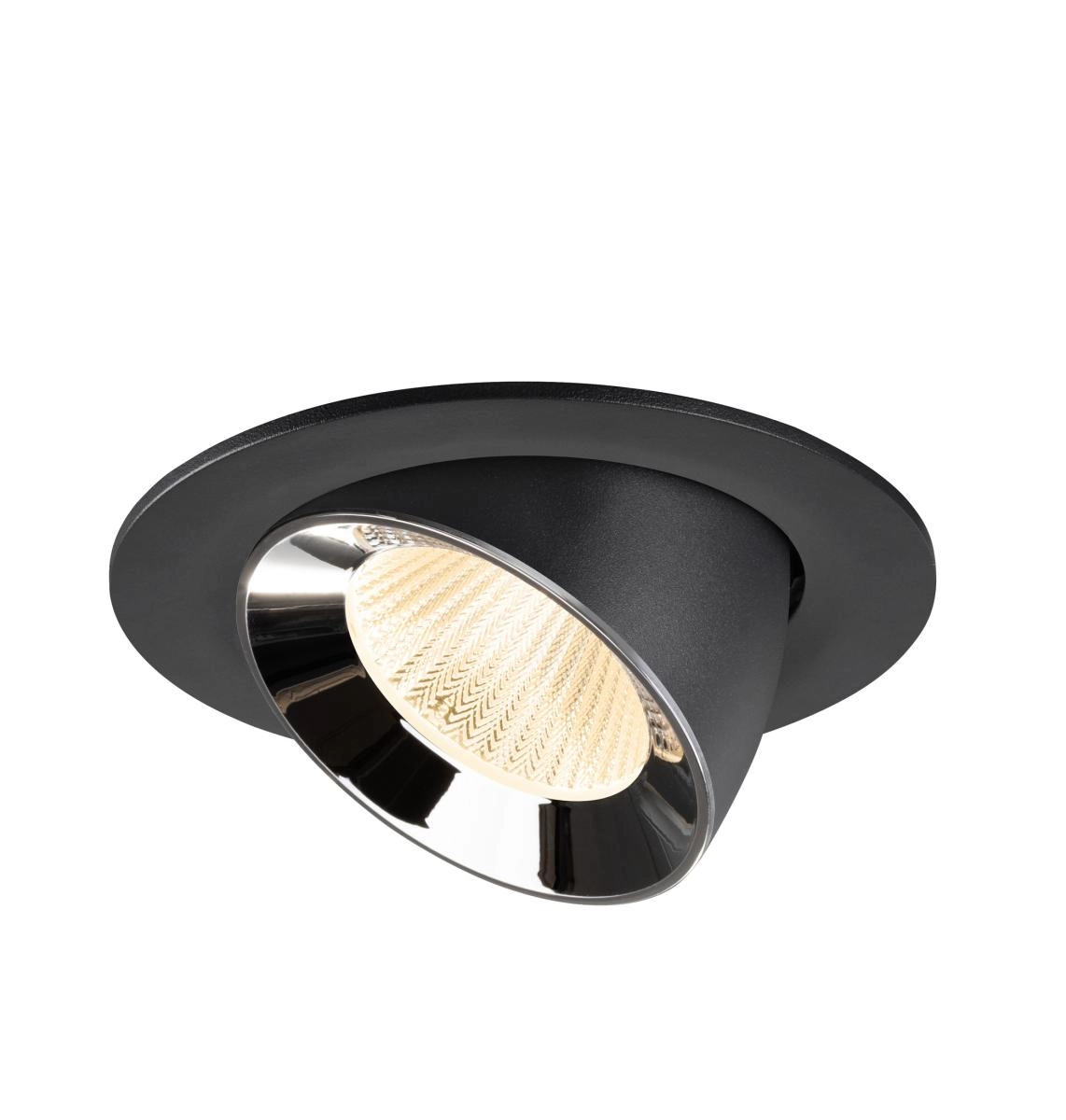 Spot encastré Numinos Gimble L noir/chrome 2700K - 40 deg SLV 4024163310468