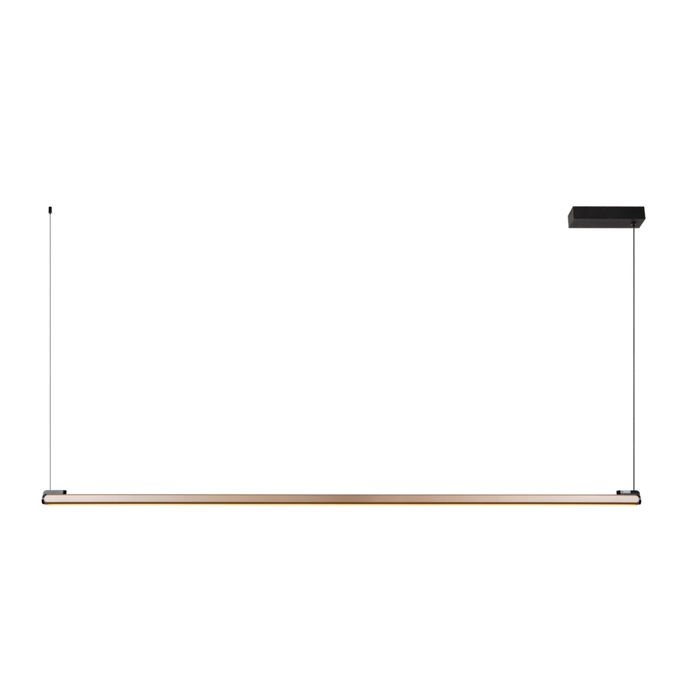 Suspension LED élégante Braga 150cm - champagne