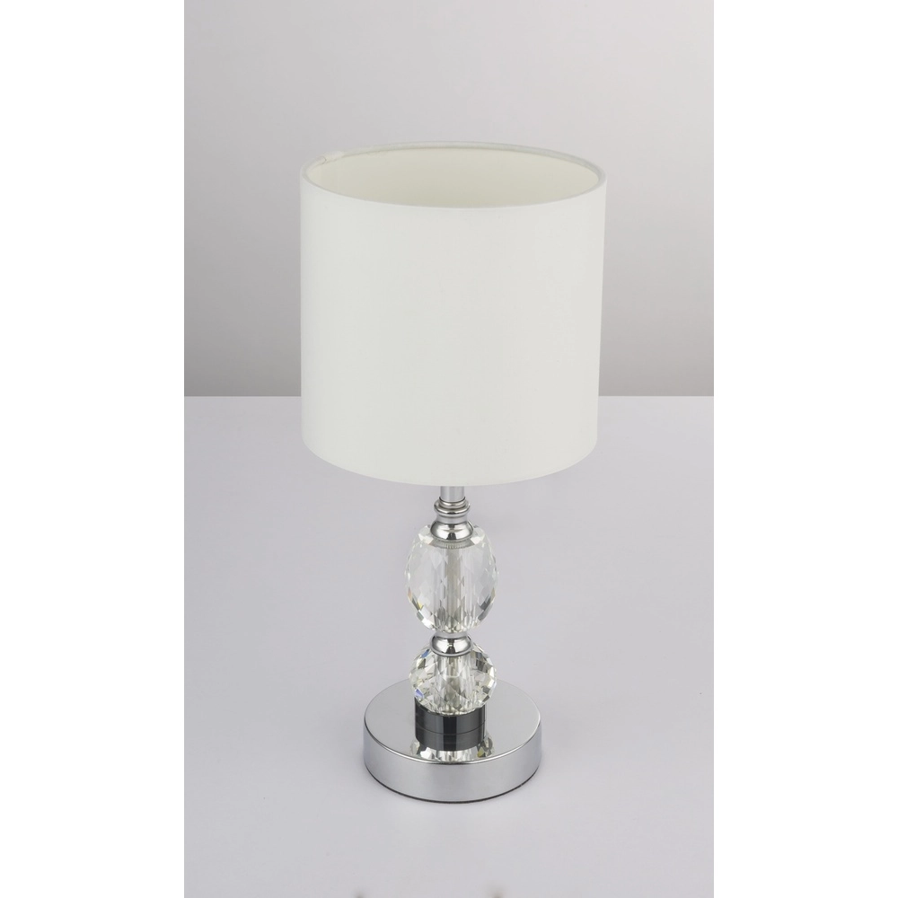 Lampe de table classique Bronn Chrome 34cm Globo 9007371379361
