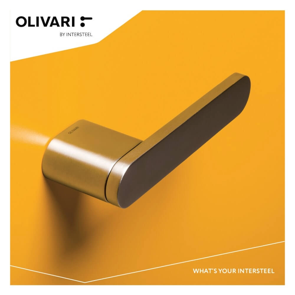 Poignée de porte design Radial chrome mat Olivari 8714186478158