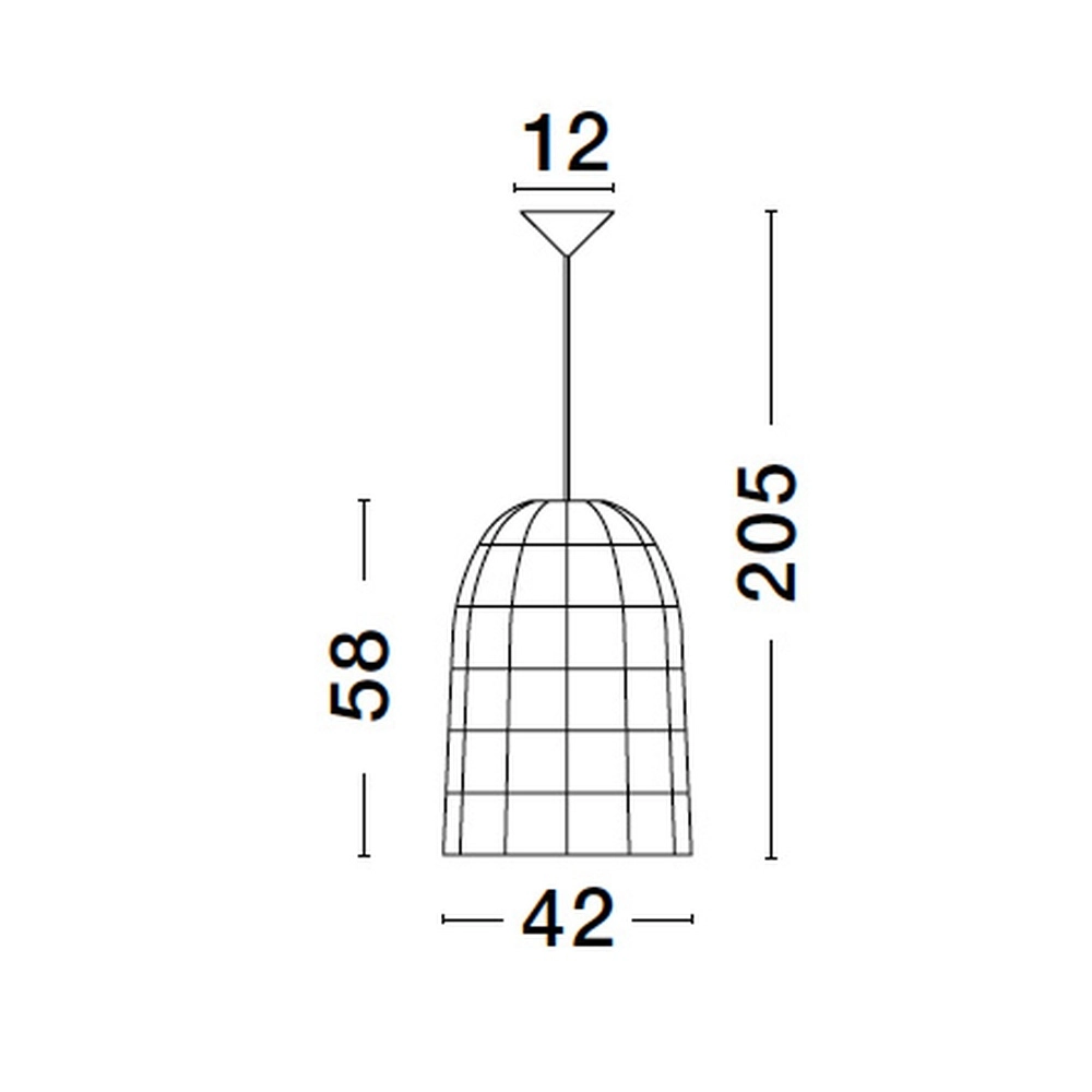 Suspension Griffin Ø 42cm Lyora 5212017438850