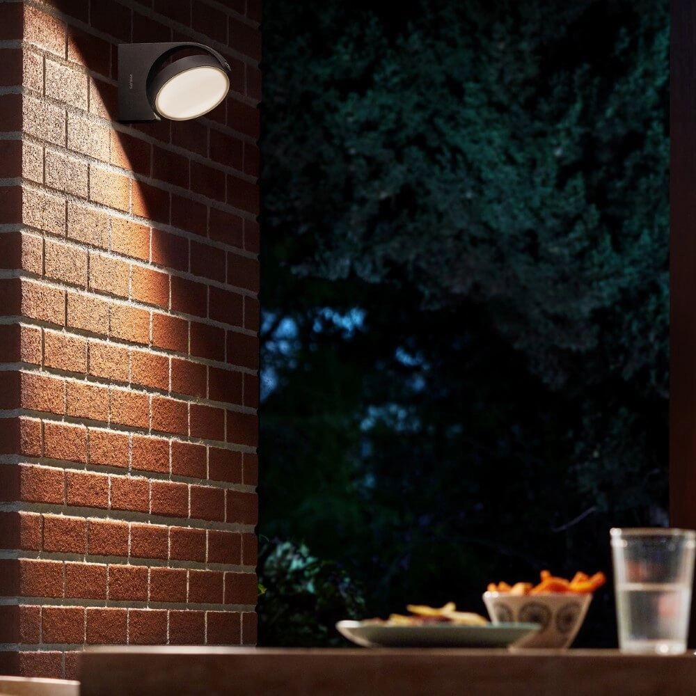 Applique Mimosa anthracite Philips 8719514477254