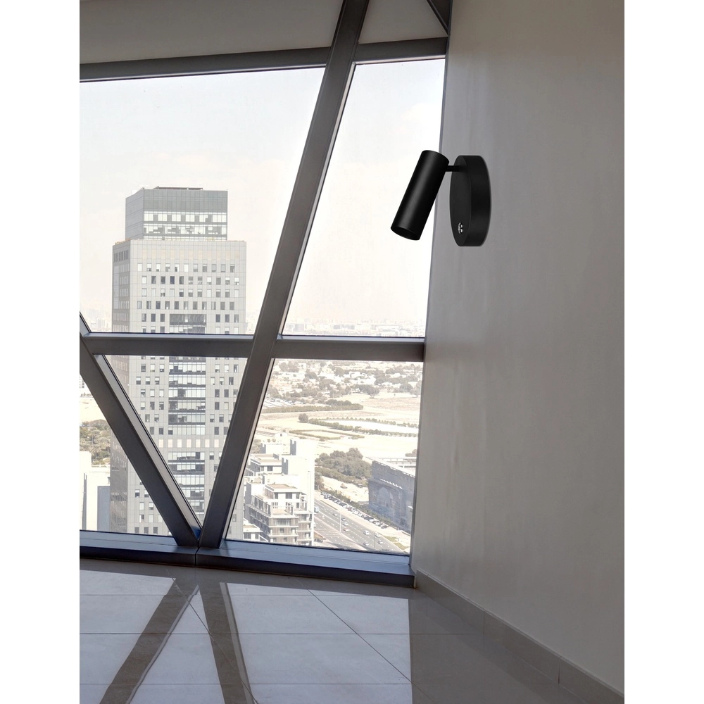 Applique murale design Umberto noir Lyora 5212017410078