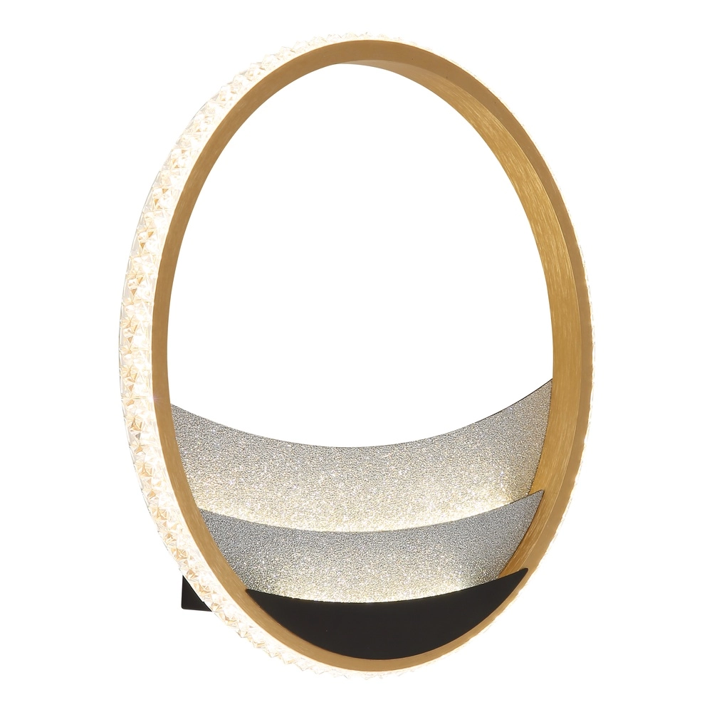 Lampe de plafond unique Constance noir avec or Ø 29,5cm Globo 9007371569847