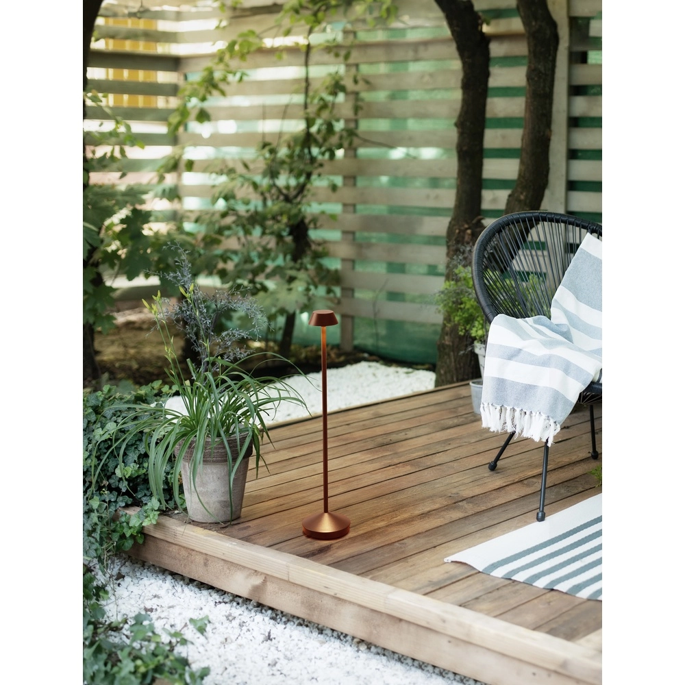 Lampe de jardin Arion Brun rouille Lyora 5212017449207