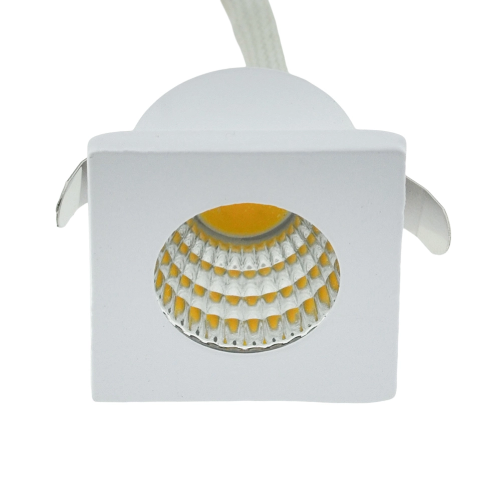 Spot encastrable carré Forte Mini blanc