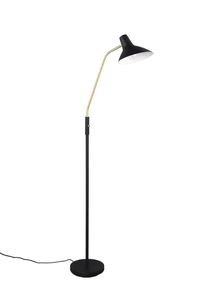 Lampe de lecture sur pied Traveller noir Trio 4017807613735