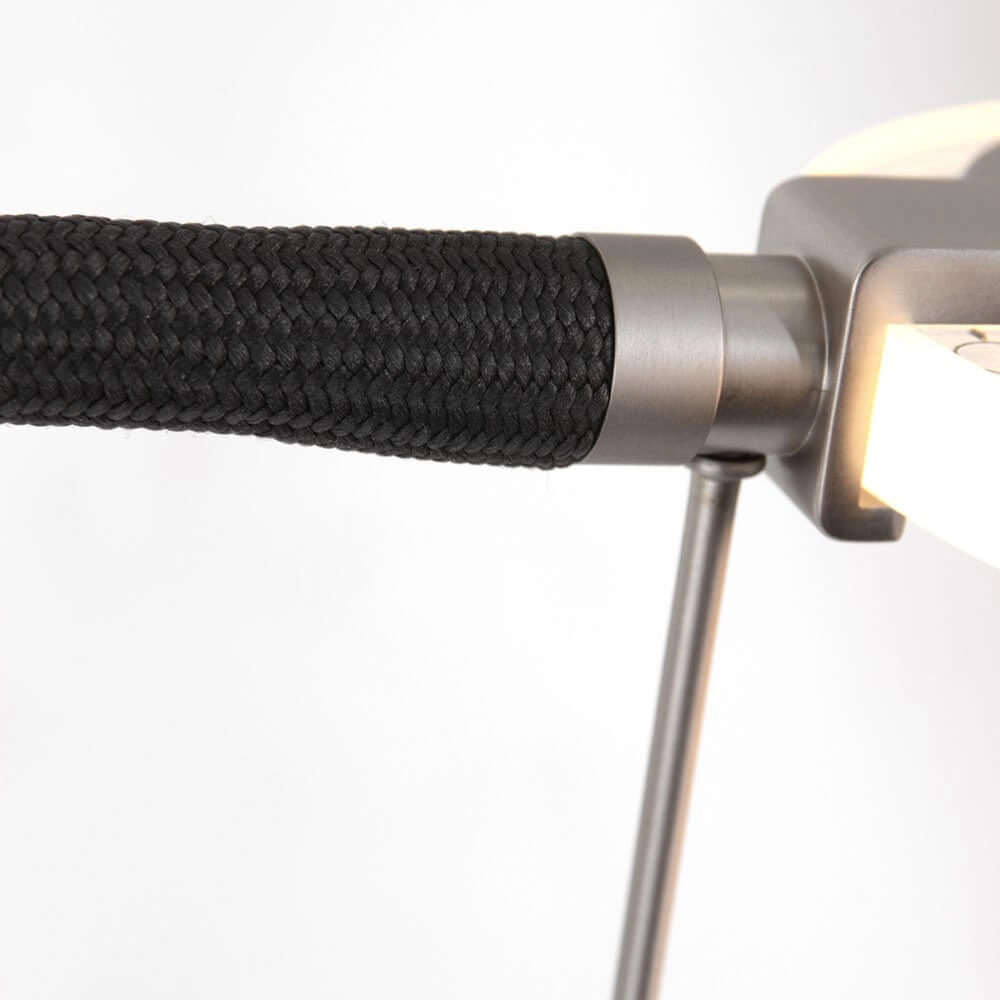 Lampe de lecture LED 2 lumières Turound 40w - 2200-4000K - 187cm verre clair en acier inoxydable Steinhauer 8712746134797