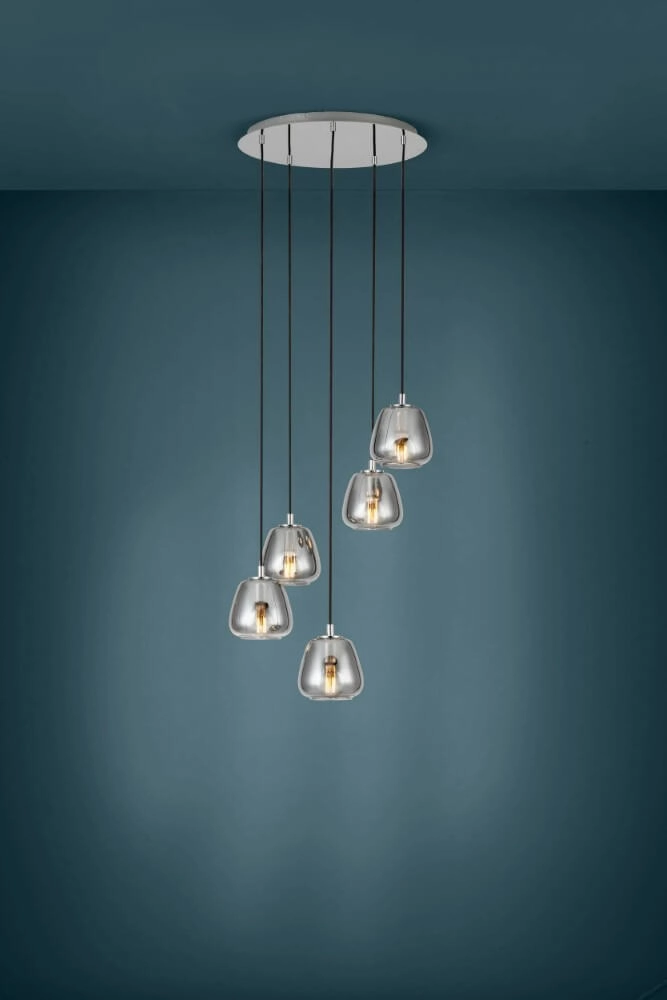 Lampe suspendue Vide Albarino 5 lumières Stars of Light 9002759396688