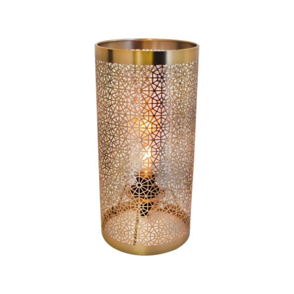 Lampe de table Hermine laiton mat