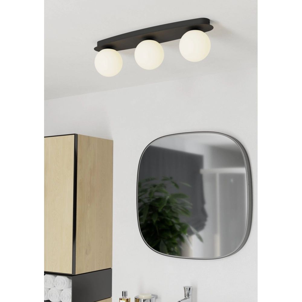 Plafonnier Castrovido 3 lumières noir Eglo 9008606360697
