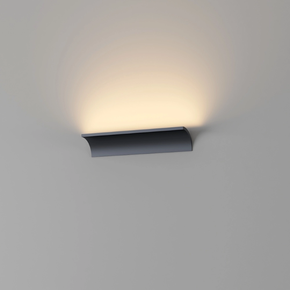 Lampe murale indirecte Malibu Haut - noir