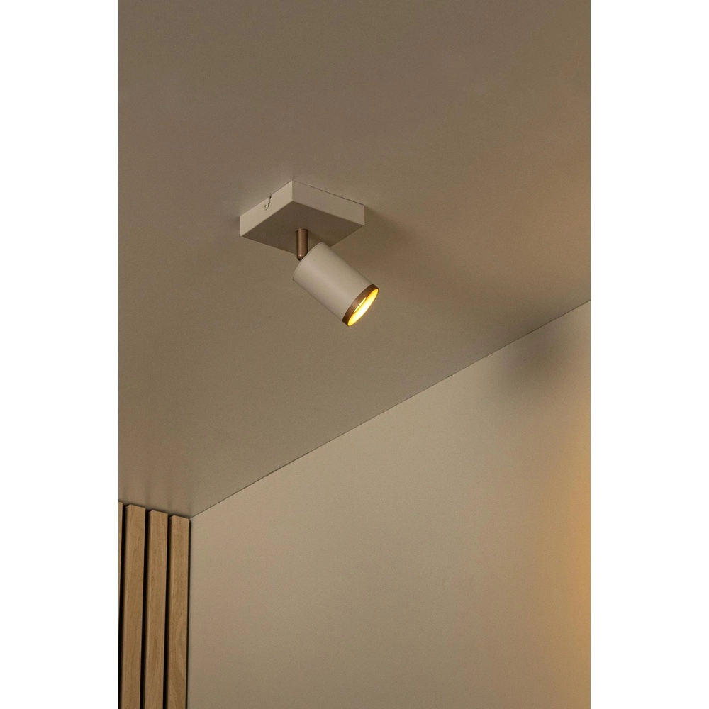 Projecteur de plafond Regina Taupe avec brun café Lucide 5411212531209
