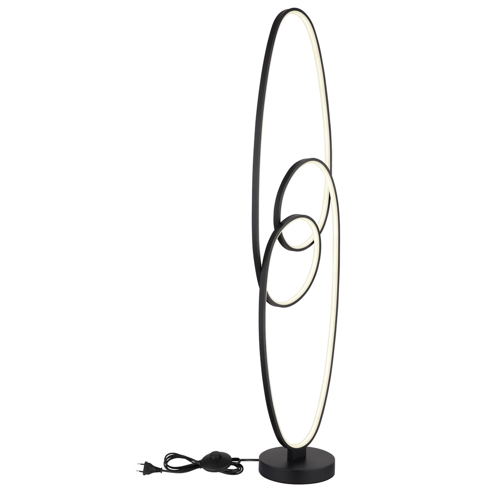 Lampadaire de conception Spira Noir Globo 9007371453252