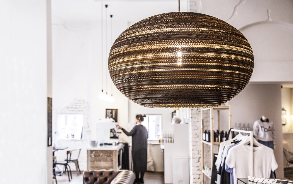 Lazy 440 Lampe suspendue en carton Ø 44cm Think Paper 8720165407200