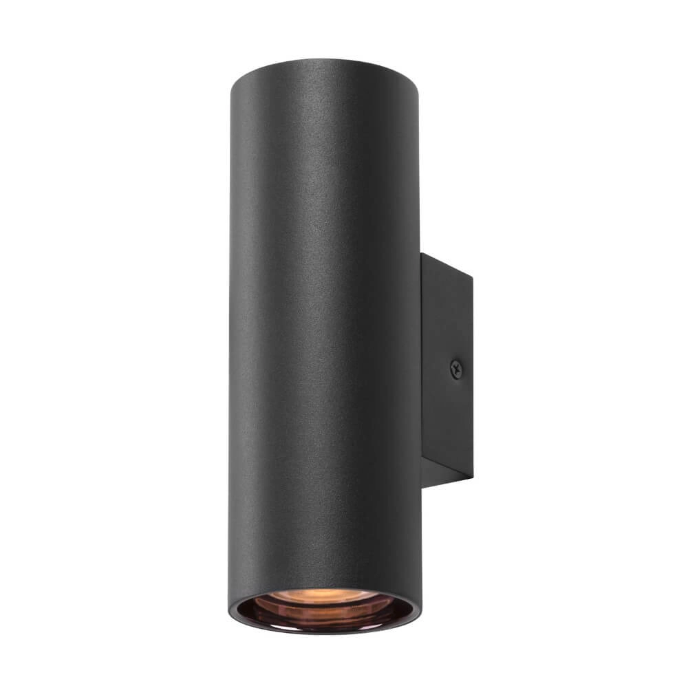Spot mural noir Asto Tube haut et bas - 2x GU10 SLV 4024163265973