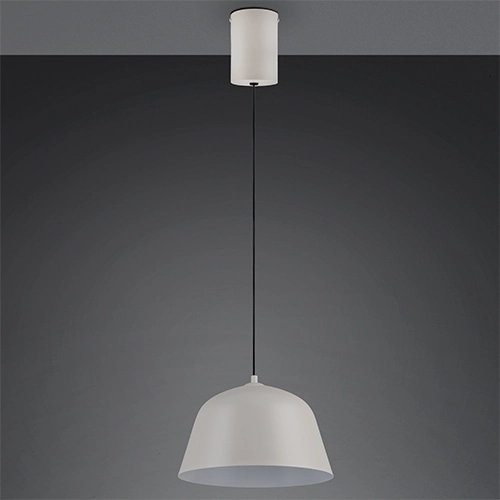 Lampe pendante de conception Tova gris Trio 4017807682328
