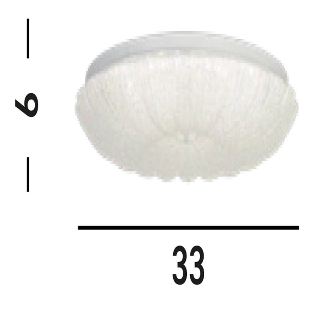 Plafonnier Pandora chrome Searchlight 5053423274164