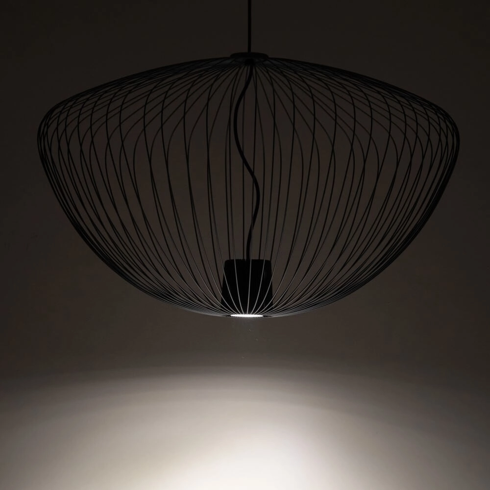 Suspension en rotin Pumpkin L Ø 70cm Lyora 5903139112529