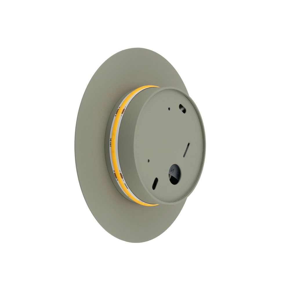 Lampe murale de conception Ring vert sauge Ø 15cm Lyora 5903139126632