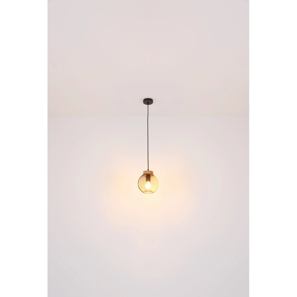 Lampe suspendue Pablo Maille noire Globo 9007371423552