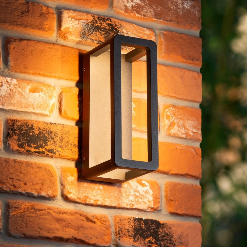 Lampe murale unique Narvik Noir Lucide 5411212152022