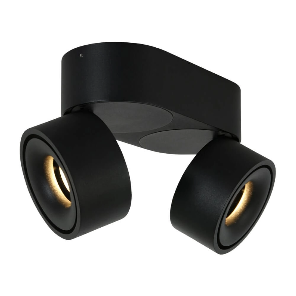 Lampe spot Fez Black 2 lumières noir Steinhauer 8712746132502