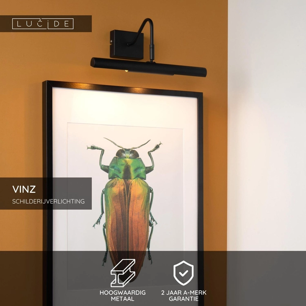 Lampe panoramique Vinz Noir Lucide 5411212452191