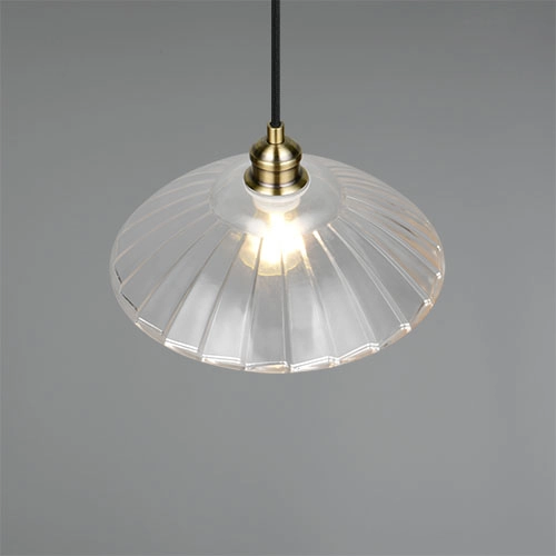 Lampe pendante classique Eluna Vieux laiton Trio 4017807682465